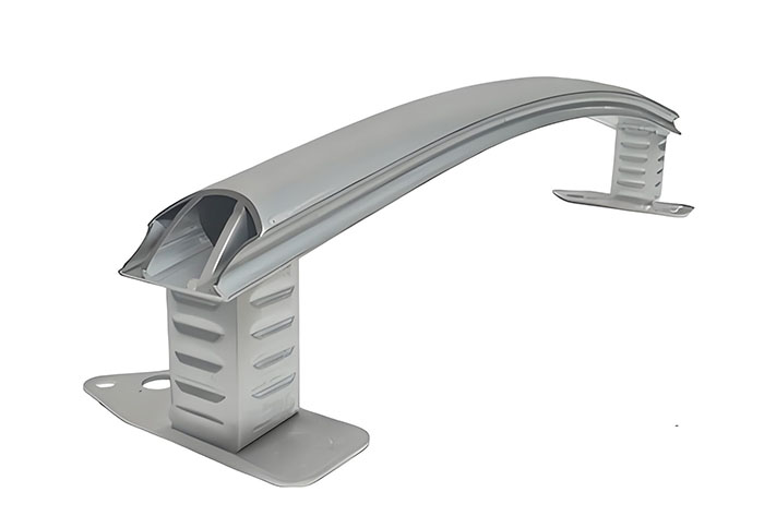 鋁型材定制開模汽車前保險杠橫梁鋁型材 工業鋁型材